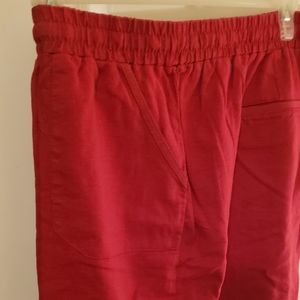 Beautiful red summer long pants